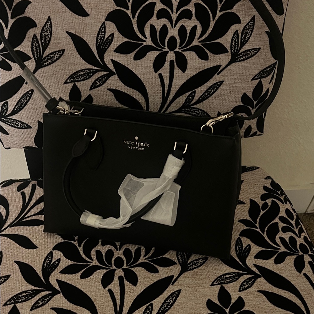 Kate Spade Black medium Satchel Bag new with tags